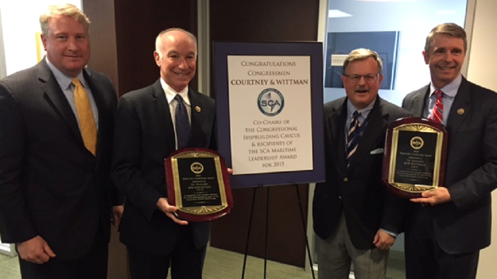 SCA Honors Congressmen with Maritime Leadership Award